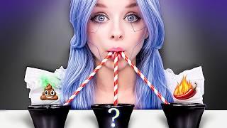 Mystery Box Food Challenge! Blindfolded ASMR with My Robot Aida!