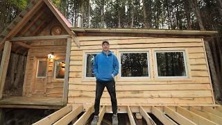 Ep.7 So Much Progress at the Off Grid Cabin!!! | Winter is Coming, Cabin Deck, Siding