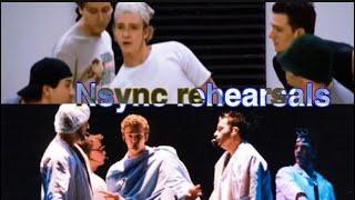 Nsync rehearsals