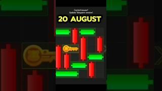 Hamster Kombat Mini Game 20 August