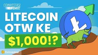 LITECOIN Bakal Nembus $1,000 !? Prediksi & Analisa Halving Litecoin 2023