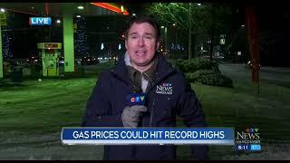 Gas prices could hit record highs