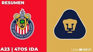 Resumen y Goles | Chivas vs Pumas | Liga BBVA MX | Apertura 2023 - Cuartos de Final IDA