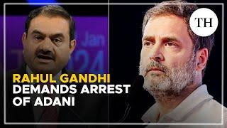 Congress MP Rahul Gandhi on Adani issue