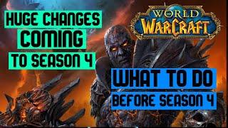 HUGE changes coming to Season 4! What to do before Season 3 ends!