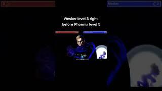 Wesker Level 3 right before Dark Phoenix transformation  #shorts #umvc3