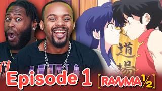 First Time EVER Watching Ranma 1/2 Episode 1 Blind Reaction!