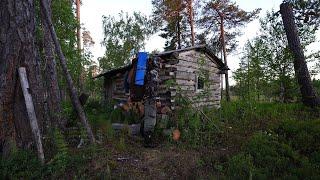 ЗАНОЧЕВАЛ В ЧУЖОЙ ИЗБЕ. ПОХОД НА ТАЕЖНОЕ ОЗЕРО. ПОХОДНАЯ КУХНЯ. РЫБАЛКА.