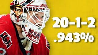 When a 3rd String Goalie Dominated the NHL for 2 Months