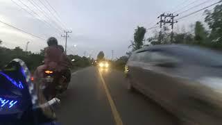 Riding Go Home motovlog santuy menjelang magrib #motovlog #riding #santuy #magrib #satriafu #senja