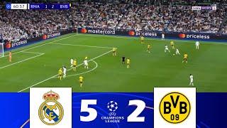 Real Madrid contre Borussia Dortmund [5-2] | UCL 2024/25 | Résumé de Match !