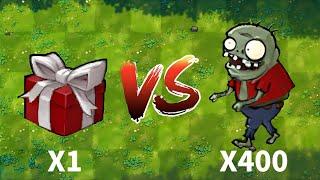 PVZ 1 Fusion Challenge! 1 Random Box VS 400 Imps, - Who Will Win？