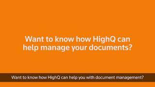 HighQ - Document Management