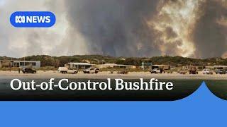 Out-of-control bushfire threatens lives and properties north of Perth | ABC News