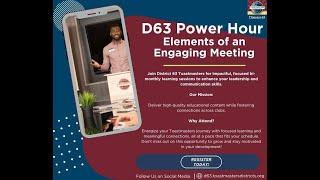 D63 Power Hour: Navigating the New Member Journey