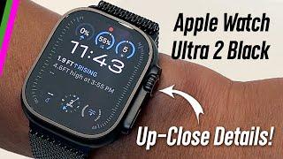 Apple Watch Ultra 2 Black Titanium Milanese // Up-Close Details!