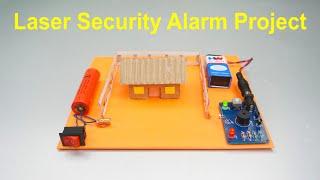 JLCPCB 1&2 Layer PCB Assembly DIY Project Laser Security Alarm