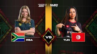 CS 2 WOMEN | South Africa vs Tunisa - PLAYOFF | IESF AFRICAN ESPORTS CHAMPIONSHIP 2024