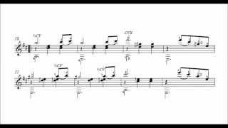 Francisco Tarrega - Isabel (audio + sheet music)