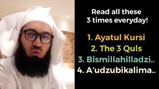 #SPECIAL PROTECTION DUA BY #MUFTI #MENK