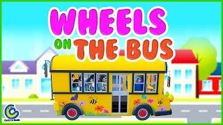 The Wheels on the bus | Nursery Rhymes  for children | Music for kids  |  Cartoon Studio English