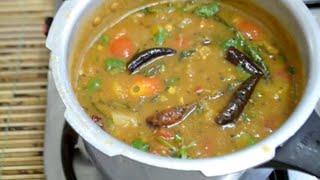 നാടന്‍ കേരളാ സാമ്പാര്‍ | Sambar Recipe | Onam Sadya kerala style Sambar |