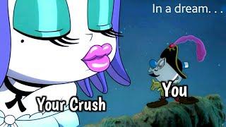 Dreaming About Your Crush Portrayed By Cuphead Show