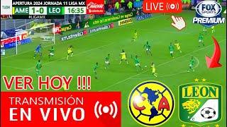 América vs. León En Vivo, DONDE VER, A QUE HORA JUEGA AMÉRICA VS LEÓN PARTIDO JORNADA 11 america TV