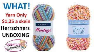 WOW!!   YARN for Only $1.25 at Herrschners UNBOXING   Let me show you!!  #herrschners