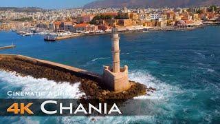 CHANIA  Drone Aerial 4K | Χανιά Hania Crete Κρήτη Greece Ελλάδα