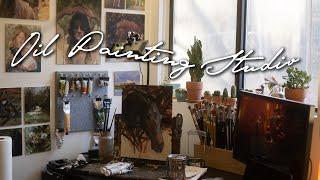 2022 Oil Painting Studio Tour (what you do and don't need!)