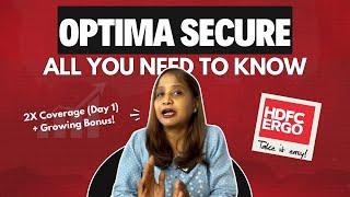 HDFC Ergo Optima Secure *HONEST REVIEW* | Pros & Cons