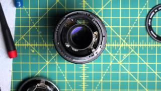 Canon FD SC 135mm f3.5 Lens Disassembly