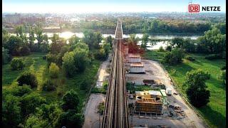 Instandhaltung der Elbeflutbrücken in Magdeburg-Herrenkrug – Drohnenüberflug am 19. Juli 2020