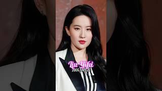 Liu Yifei evolution from 2006 to 2025