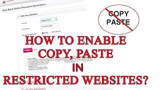 How To Enable Copy & Paste On Annoying Sites That Block It