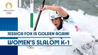  Jessica Fox is Golden Again! |Women's Slalom K-1| #Paris2024 Highlights