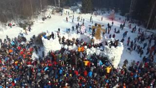 Бакшевская масленица 2016 - Штурм крепости