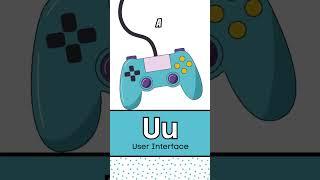 U is for User Interface. What are other examples of UI? #aiforkids #ailearning #codingforkids #ai