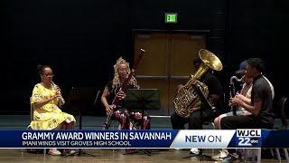 Grammy Award winning musicians visit Groves High School