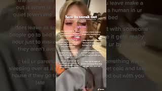 how to sneak out(any video request?) #lolabekka #aesthetic #tips #advice #sneaky #out