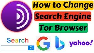 How to Change Search Engine in Tor Browser | How to Add Search Engine in Tor Browser