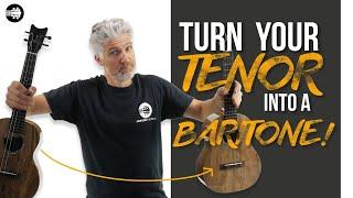 Can you Turn Your Tenor Ukulele Into a Baritone?? FIND OUT!!