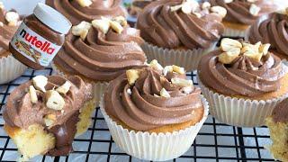 Für alle Nutella Verrückten I Nutella Cupcakes mit Füllung