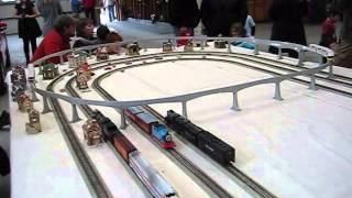 Model Trains at the Polar Express Event, Port Washington, Wisconsin Fire Department 12-13-2014