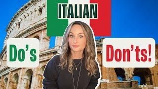 Italian Etiquette: Do's and Don'ts  | Giada De Laurentiis