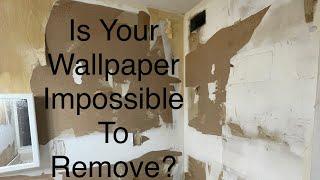 When Wallpaper Removal Becomes IMPOSSIBLE! Do This! - Spencer Colgan