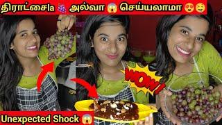 1st time திராட்சைல அல்வா செய்யலாம் வாங்க | அப்பா️ Semma Shock uhh | Sandy's Life 