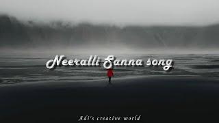 Neeralli Sanna song | Hudugru | Puneeth Rajkumar | kannada | adi's creative world