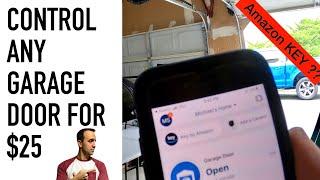 $25 Turn ANY Garage into a Smart Garage | Amazon Key Compatible